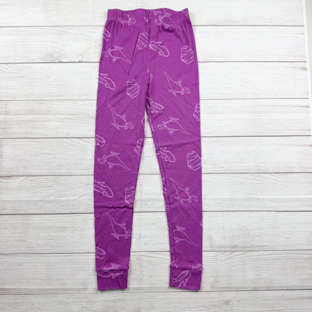Disney Princess Girls Pajama Set Purple 2-Piece Long Sleeve NWT 10 - Picture 4 of 5